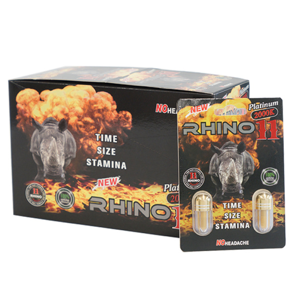 Rhino | Platinum 11 2000K Double 40 Pills Pack