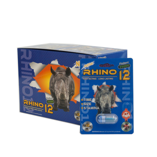 Rhino | Platinum 12 25000 Single 20 Pills Pack